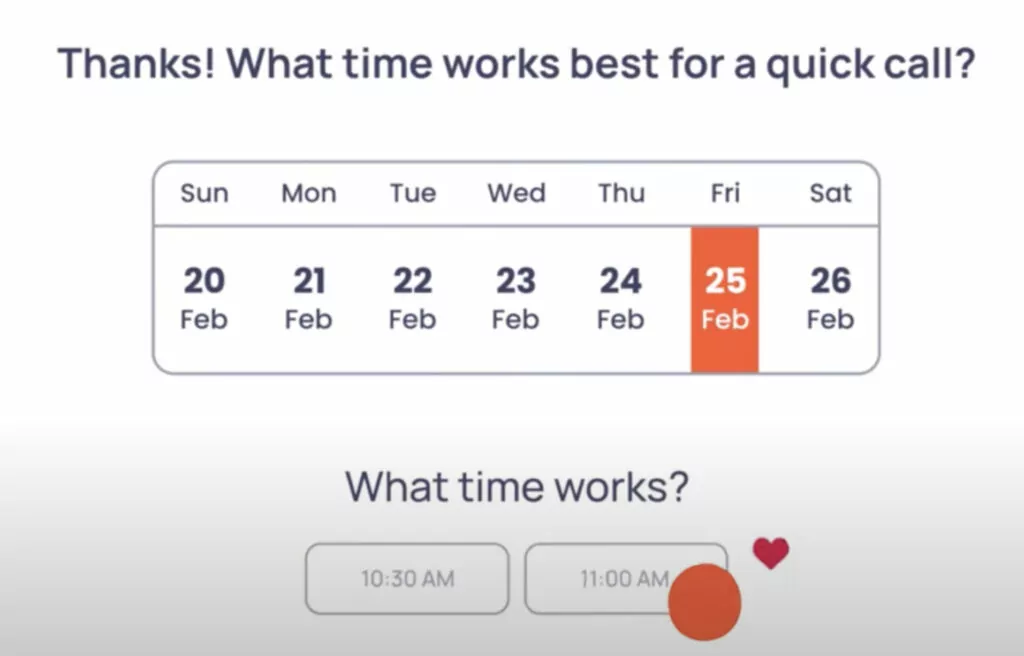 Chili Piper’s scheduling software